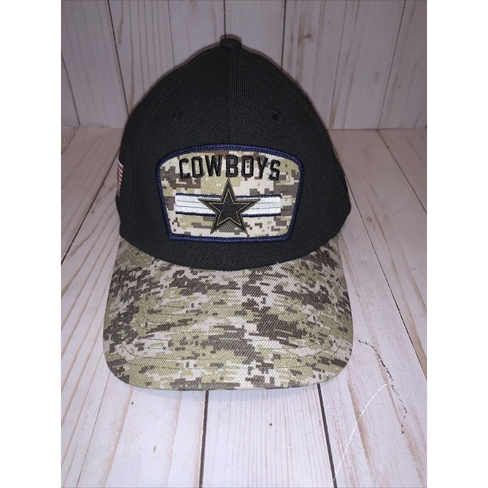 Dallas Cowboys New Era NFL Salute To Service 39THIRTY Hat Cap Men L/XL Flex Fit